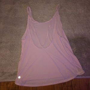 Light pink Lululemon dri fit tank